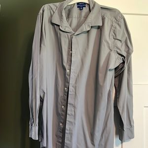 Mens gray dress shirt